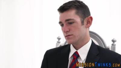 Elder jerked off by sexy bishop - boyfriendtv.com