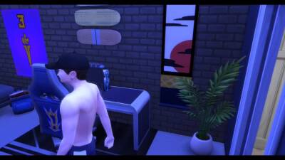 Curious boy fucks straight friend after he has wet dream The Sims 4 - boyfriendtv.com - friends