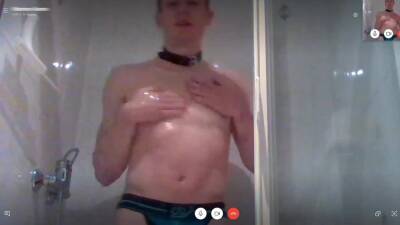 My slave takes (cold) shower - boyfriendtv.com