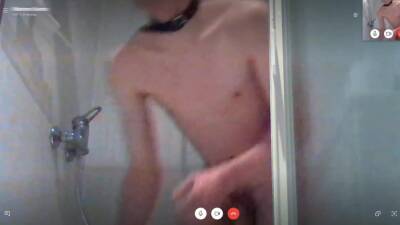 My slave takes (cold) shower - boyfriendtv.com