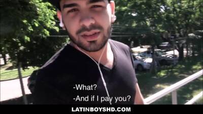 Straight Columbian Latin Boy Paid Cash To Join Gay Couple - boyfriendtv.com