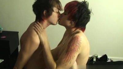 Emo boy fuck movie and gay boys kissing shirtless first - drtuber.com