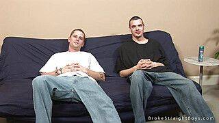 Matt & Jamie - Barebacking Gay Sex with Deepthroath Blowjob - gayxo.com